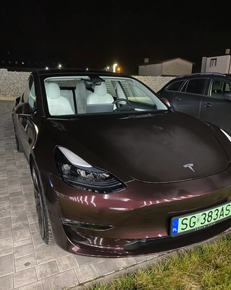 Tesla Model 3 cena 200000 przebieg: 17600, rok produkcji 2022 z Gliwice małe 277